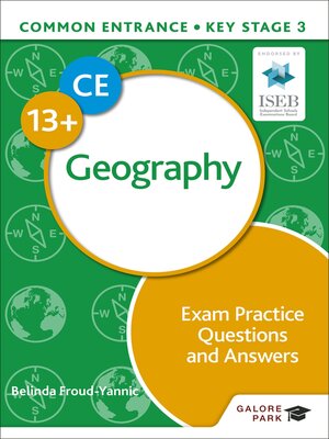 cover image of Common Entrance 13+ Geography Exam Practice Questions and Answers